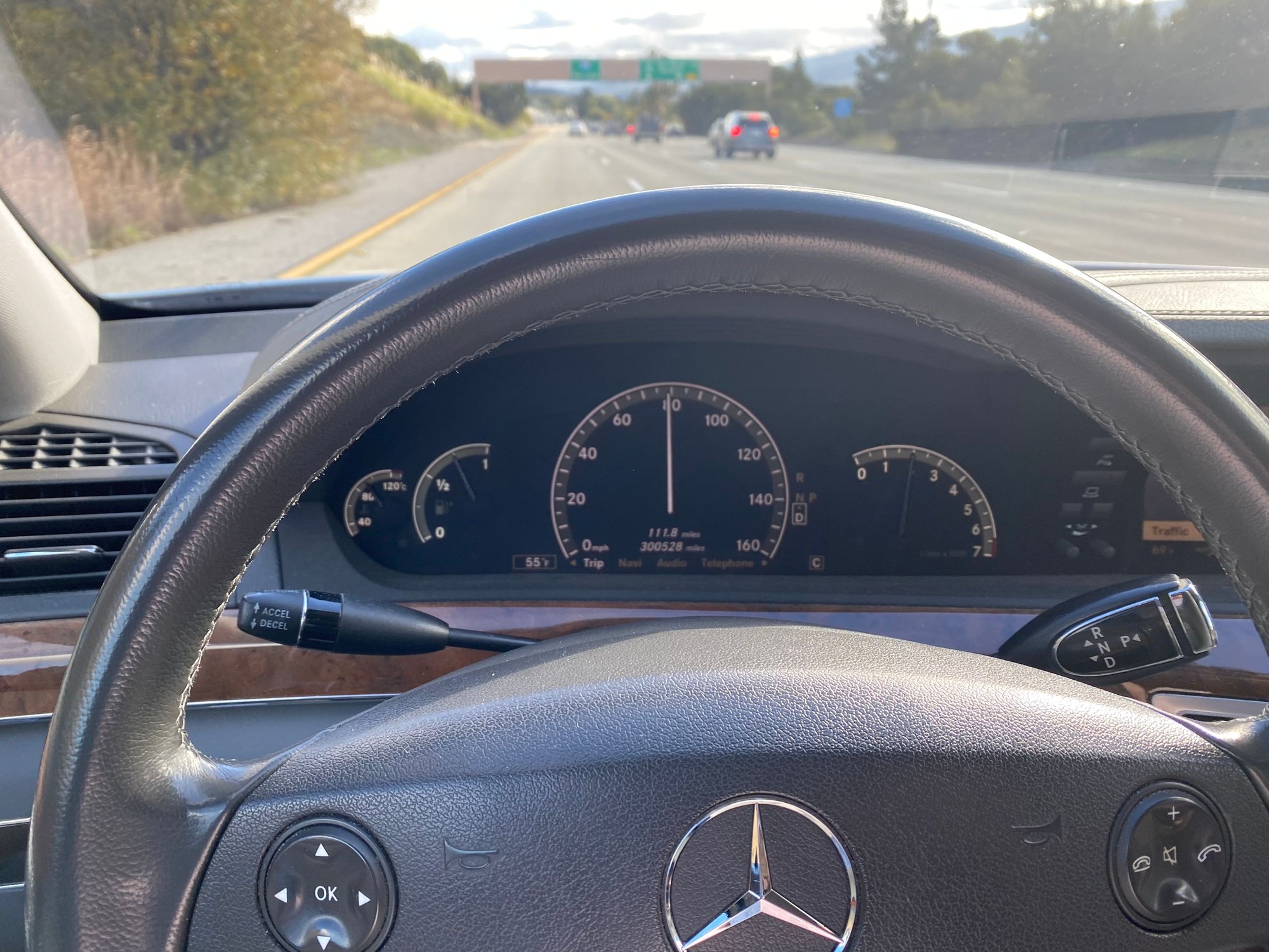 Beautiful day driving a high mileage S550