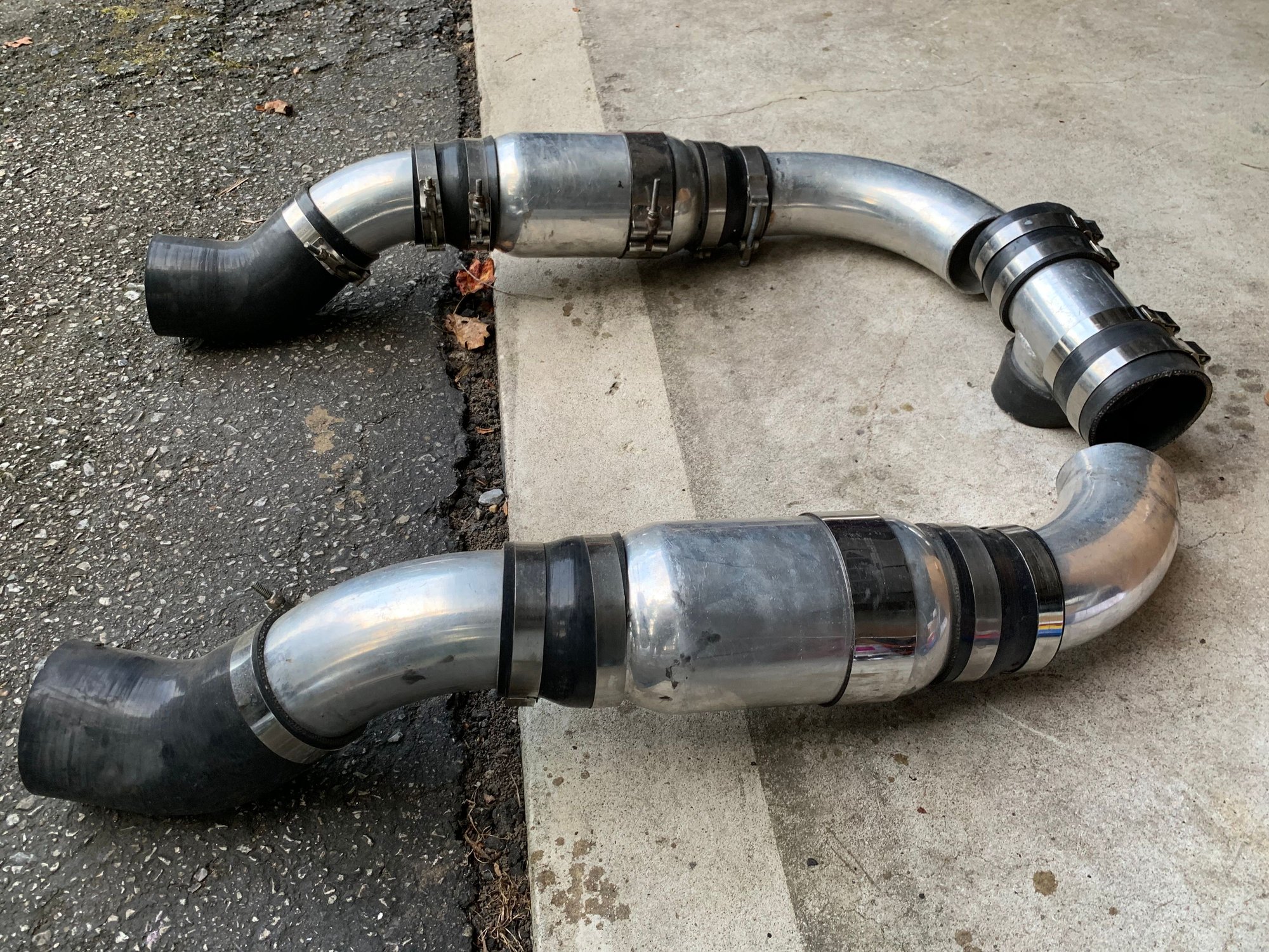 Engine - Intake/Fuel - VRP 3.5" Aluminum Air Intake with custom T pipe - Used - Catonsville, MD 21784, United States