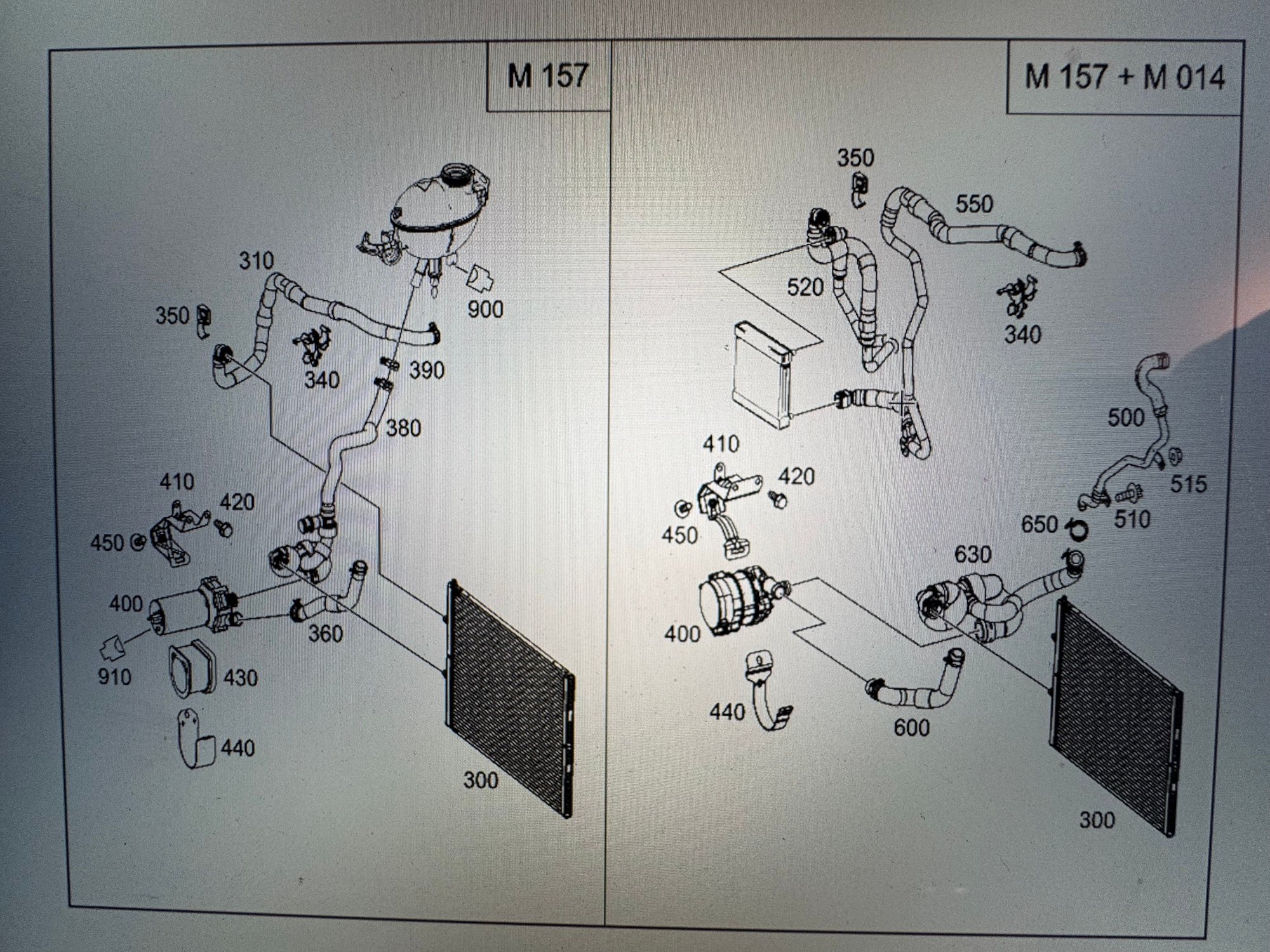 M157 vs M157 S ( M157 + M 014)