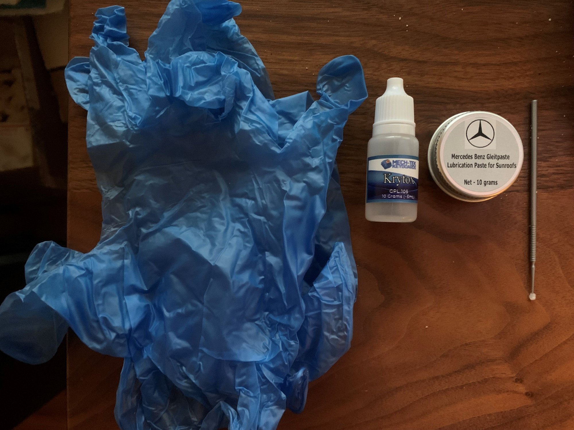 FS Sunroof lubrication kit Krytox GPL 105 (10g) PLUS Mercedes Grease