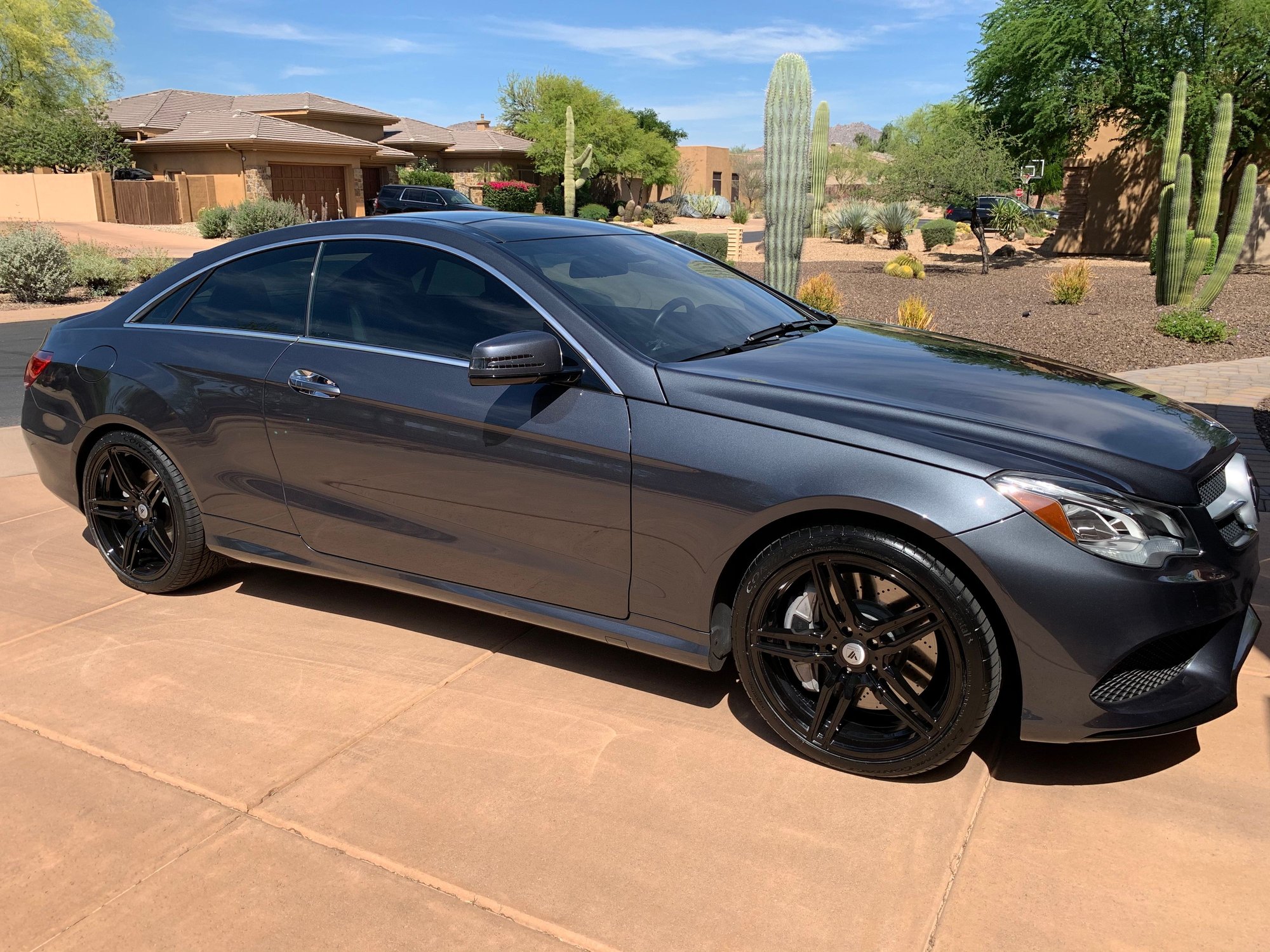 Wheels and Tires/Axles - 19" Gloss Black Asanti Staggered Wheels 5 x 112 - Used - 2010 to 2020 Mercedes-Benz E550 - Scottsdale, AZ 85255, United States