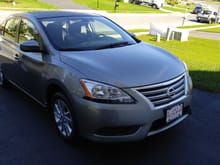 The new daily. A 2013 Nissan Sentra. Not a Mercedes but that's to come later part of the deal I made to my folks