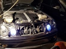 Startig to take the front end apart. LED city lights on.