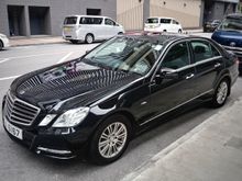 A black car needs some reflections to pop out....
2011 E250 CGI.