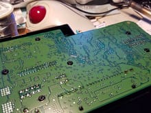 re-soldered PCB