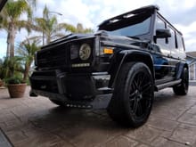 Full wide body Brabus facelift and Brabus 22"wheels 