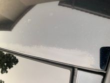 How about this.
Top Front glass/plastic panel in front of sunroof meets front windshield. Took to dealer says it’s normal for coating to come off from sun exposure?? Only 3 year old GLC dealer will replace under warranty but still Mercedes is getting cheap with there quality.
