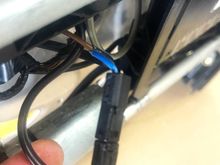 Is that Blue Wire supposed to be connected? Can it just be T-Tapped to the Brown Wire if it is supposed to be connected?