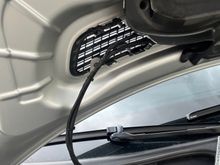 Vent on hood