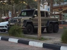 Kuwait supercars: Mercedes Benz G63 6x6 spotted in Kuwait.