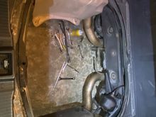 Trunk liner removed