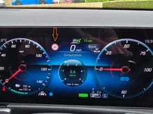 Showing speed limit on dashboard