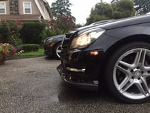 Next to wife's C300