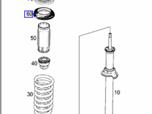 SL400 Front Strut