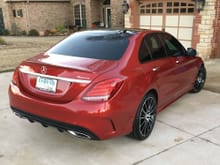 2016 C300 4matic Sport- night package, pano, 19 in AMG wheels, etc