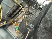 This is the connector that I have no clue what it goes to and it looks like it goes inside the car.