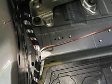 Factory Burmester amp reinstalled with harnesses connected