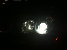 5000k LED city lights matched to factory bi-xenons