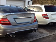 C63 rear top