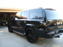 2002 murdered out black escalade my 1st car