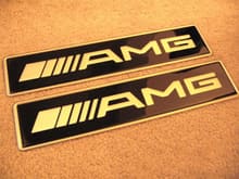 AMG license plates from AMG Private Lounge contest giveaway
