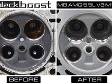 cylinder head before / after
incl. valve lapping