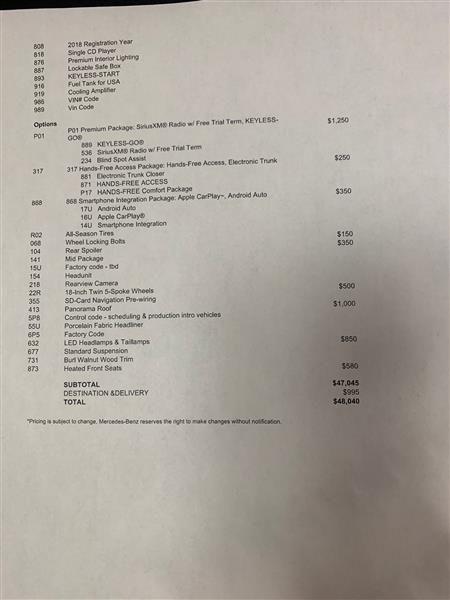 2018 Mercedes-Benz C300 - Lease Takeover -  2018 Diamond White C300 (effective monthly lease payment $496) - Used - VIN 55SWF4JB7JU276161 - 8,500 Miles - 4 cyl - AWD - Automatic - Sedan - White - Dallas, TX 75219, United States