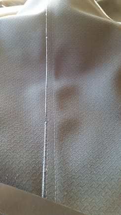 Notice that the seam on the new top is stitched AND glued!