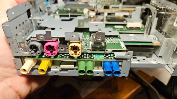 DVD removed exposes processing logic