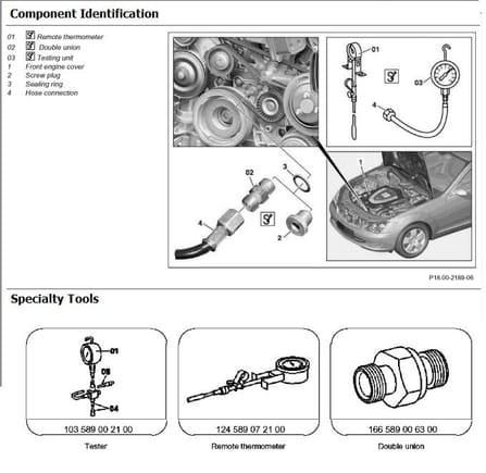 Component Identification and Specialty Tools