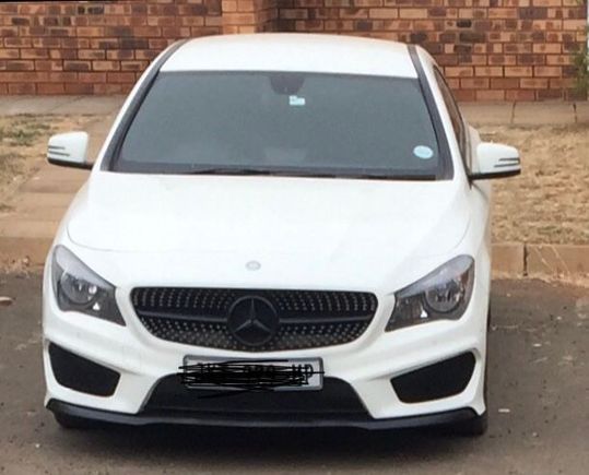 This is a 2014 Mercedes Benz CLA 180