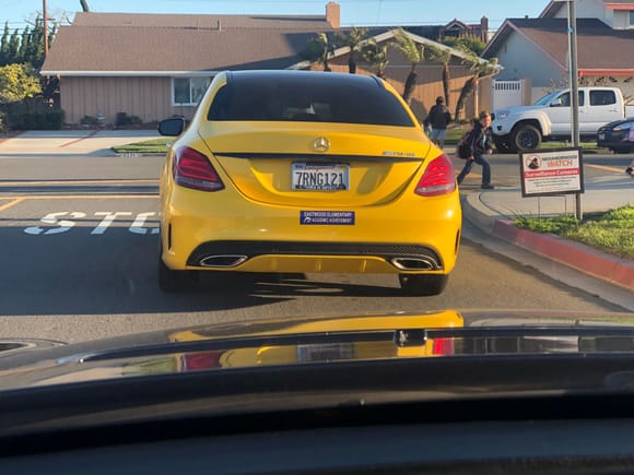 Seen this guy for two years now in my hood dropping kids off to school and at first I thought “must be a new AMG model” then I figured it’s a FAKER