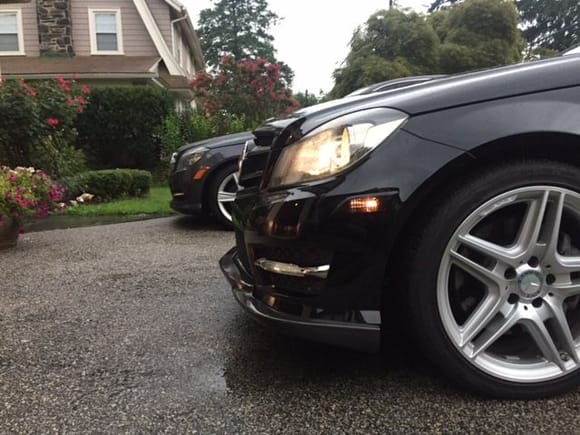 Next to wife's C300