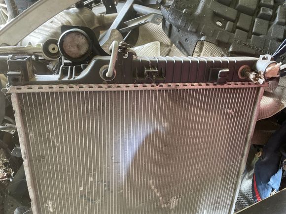 Rear of radiator view