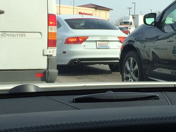 Manuuup!! Man up and realize you drive a 3.0T a7 not an s7 or rs7