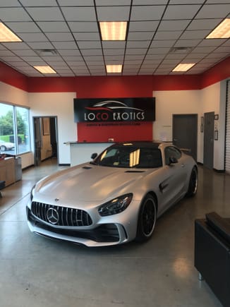 $215K AMG GT-R sitting for sale at LCE
