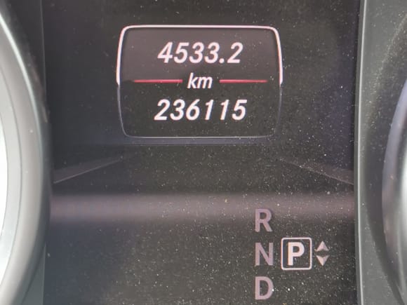Really not much to complaint about for a vehicle with 236 XXX km