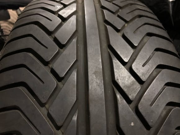 most all of the tread is there.