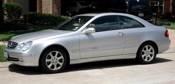 My CLK just after purchase (after changing to clear side markers).