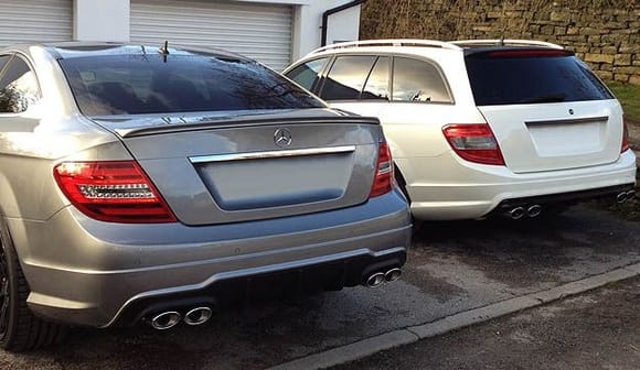 C63 rear top