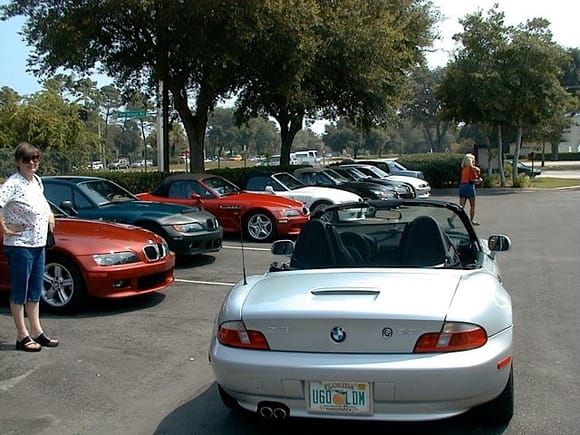 My Z3 with the Florida Cracker Convoy. We are en-route to the BMW factory for the annual Z3 Reunion.