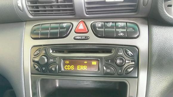 mercedes audio 10 cd error