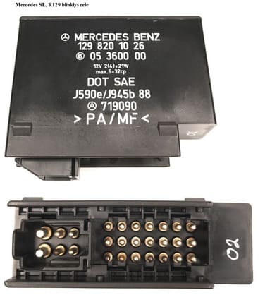 Wiper, combination, N10-2 relay for Mercedes SL, R129