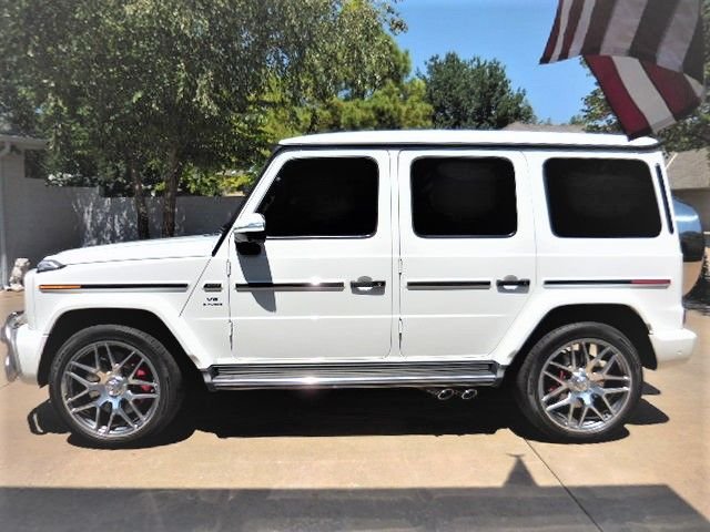 2019 Mercedes-Benz G63 AMG - 2019 AMG G63 For Sale, One Owner, Perfect Condition, 4,700 Miles, White/Red - Used - VIN WDCYC7HJ8KX324415 - 4,700 Miles - 8 cyl - AWD - Automatic - SUV - White - Oklahoma City, OK 73120, United States