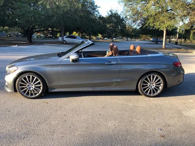 2017 Mercedes-Benz C300 - Lease Takeover - 2017 c300 Cabriolet P03 Fully Loaded w/pre-paid maintenance - Used - VIN WDDWK4JB7HF478801 - 8,300 Miles - 4 cyl - 2WD - Automatic - Convertible - Gray - Orlando, FL 32814, United States