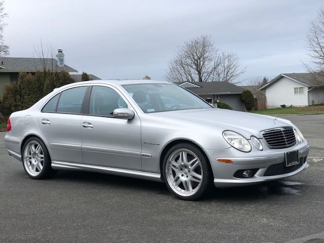 2005 Mercedes-Benz E55 AMG - Super clean and low mileage 2002 E55 AMG - Used - VIN WDBUF76J95A714525 - 67,800 Miles - 8 cyl - 2WD - Automatic - Sedan - Silver - Renton, WA 98055, United States