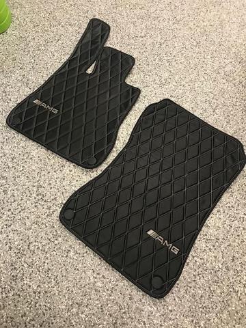 Interior/Upholstery - Custom Leather Floor Mats for 2013-2018 SL450/550/63 - Used - 2013 to 2018 Mercedes-Benz All Models - Vaughan, ON L4K5X2, Canada