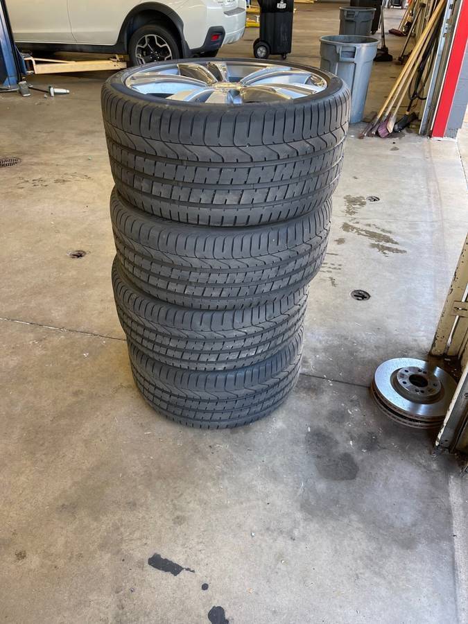 Wheels and Tires/Axles - Factory 19"  staggered wheels with Zero tires C218 or W212 - $1200 plus shipping - Used - 2015 to 2018 Mercedes-Benz CLS550 - Aurora, CO 80016, United States