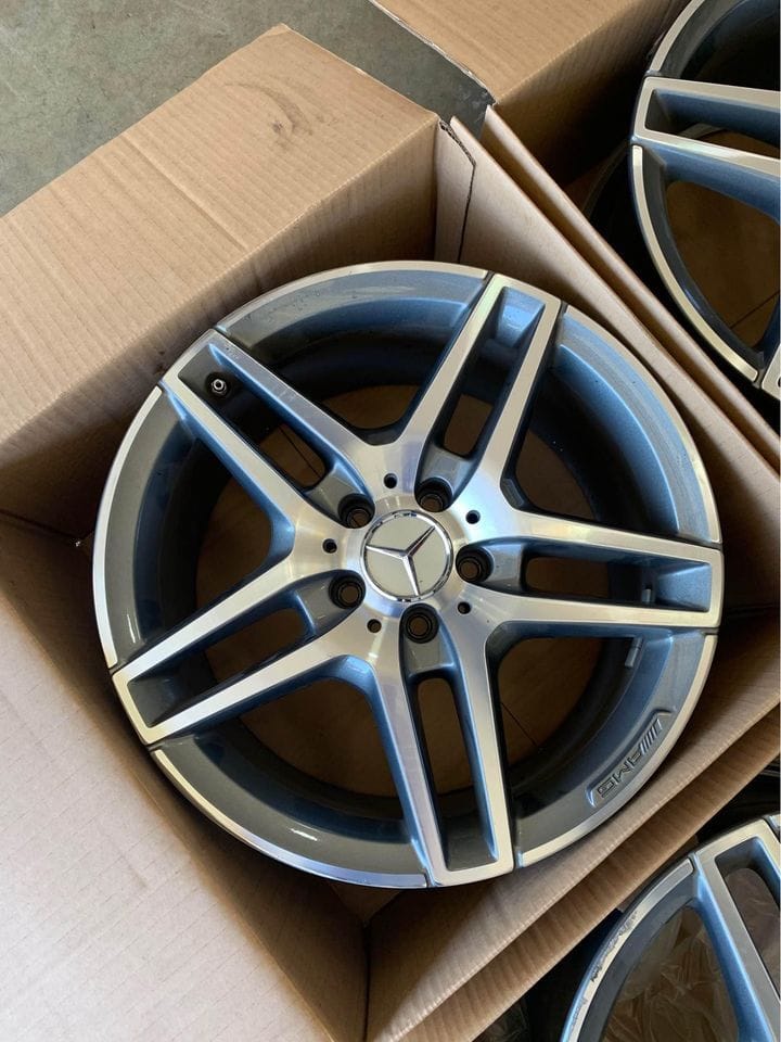 Wheels and Tires/Axles - Mercedes Benz OEM AMG Wheels 18" w/ sensors - Used - 0  All Models - Riverside, CA 92504, United States