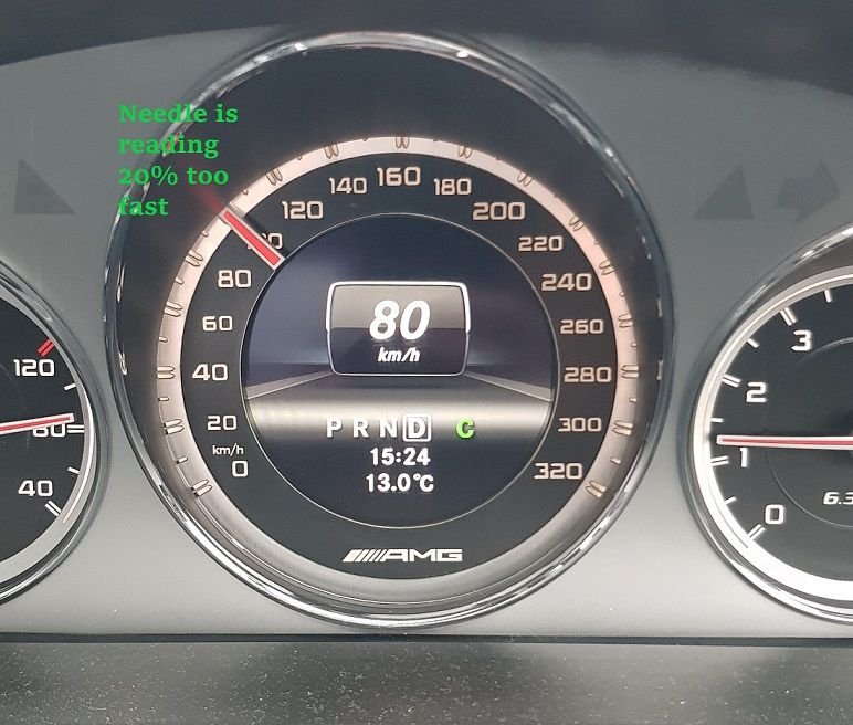 Speedo Needle way off, but Digital is ok? Forums